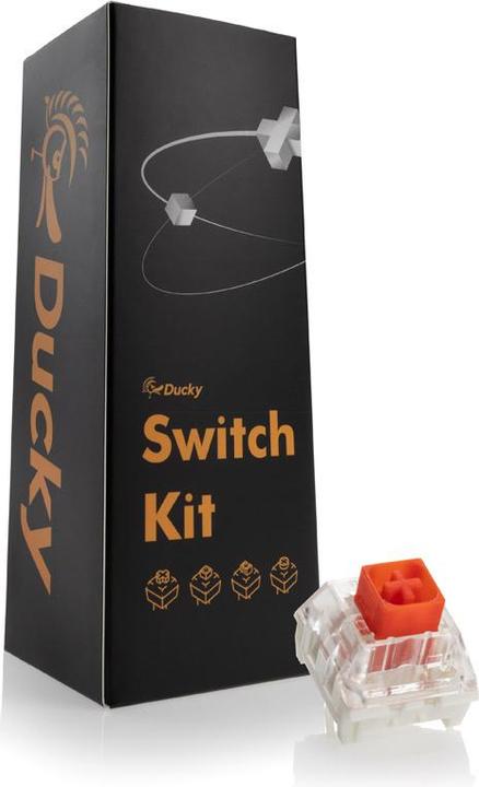 Produktbild Ducky Kailh Box Red Switches, mechanisch, 3-Pin, linear, MX-Stem, 45g - 110 Stück
