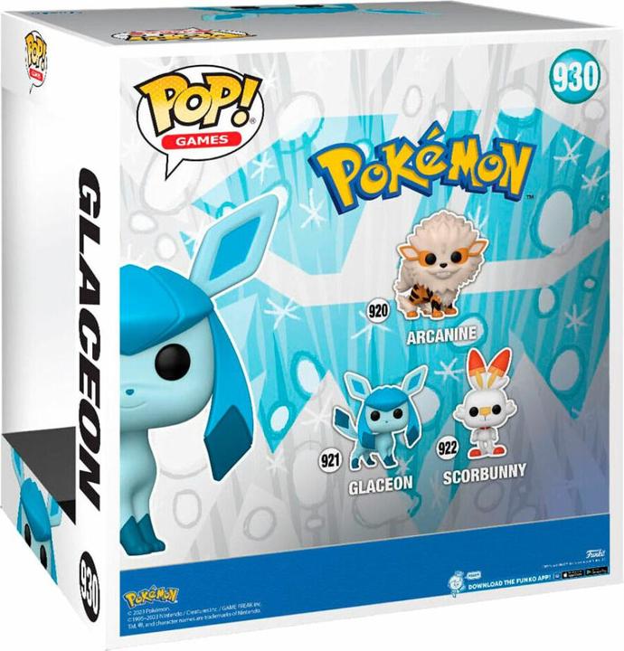 Produktbild Funko Pokemon - Glaceon (EMEA) Super Sized Jumbo POP! Vinyl Figur 25 cm