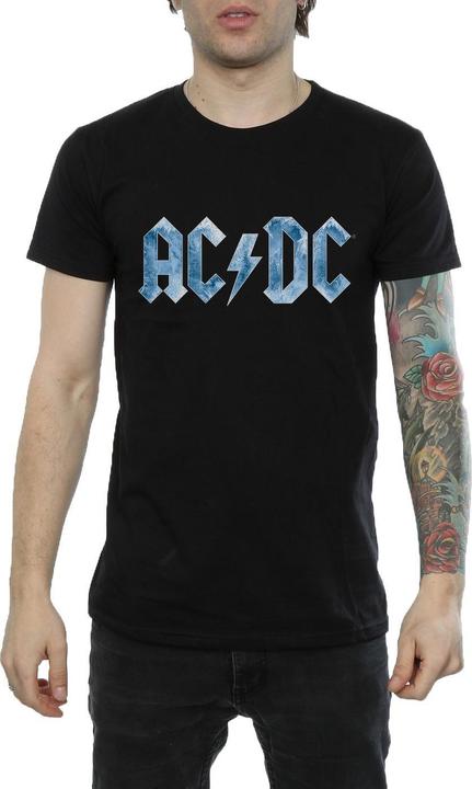AC/DC Ice Logo TShirt aus Baumwolle