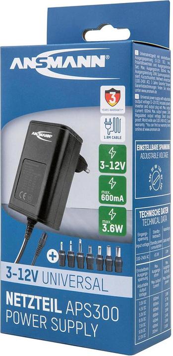 Actual product image Ansmann APS 300 NEW max. 3.6 W