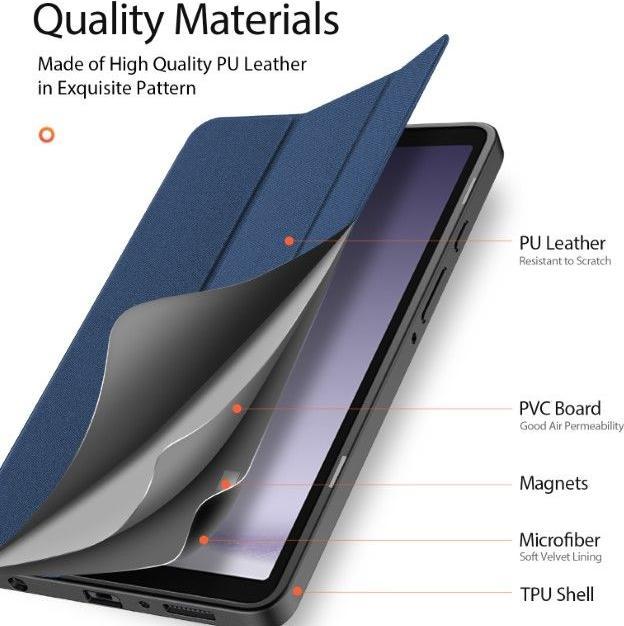 Actual product image Dux Ducis Domo Series Leather Book Cover Case (Galaxy Tab A9)