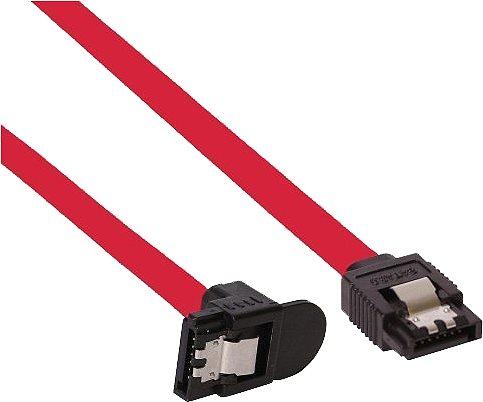 Actual product image InLine SATA III (6Gb/s) cable angled