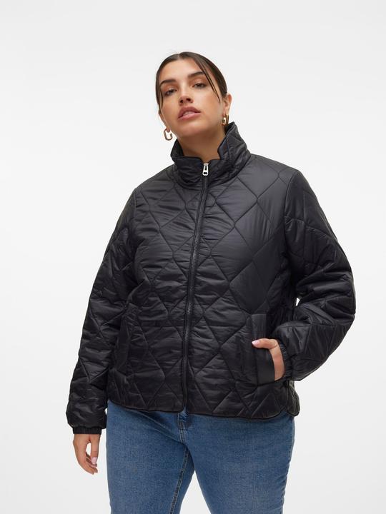 Produktbild Vero Moda Hoch geschlossen Curve Elastische Bündchen Jacke Steppjacke (48)