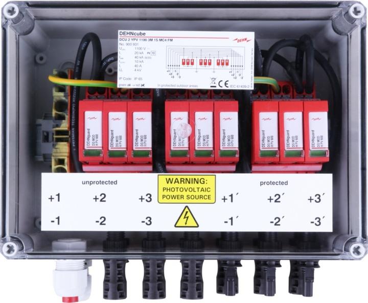 Dehn GAK type 2 in IP65 behuizing