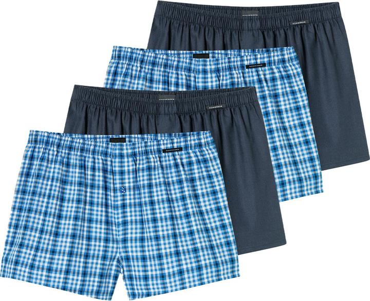 Produktbild Schiesser 4er Pack Web Boxershorts (8, XXL, 4er Pack)
