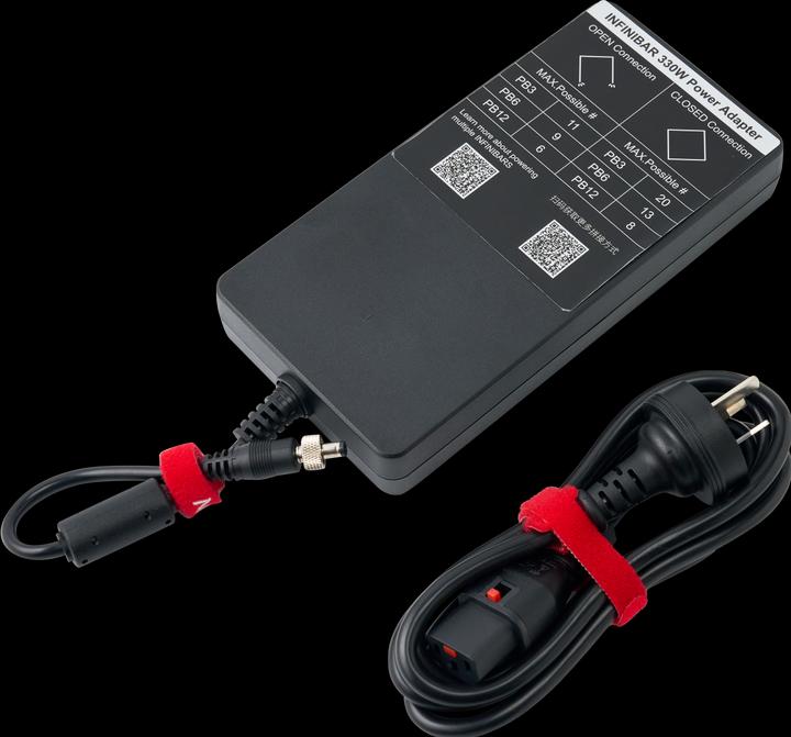 Actual product image Aputure INFINIBAR 330W(24V) Power Adapter Kit and Extension Cables (EU Version