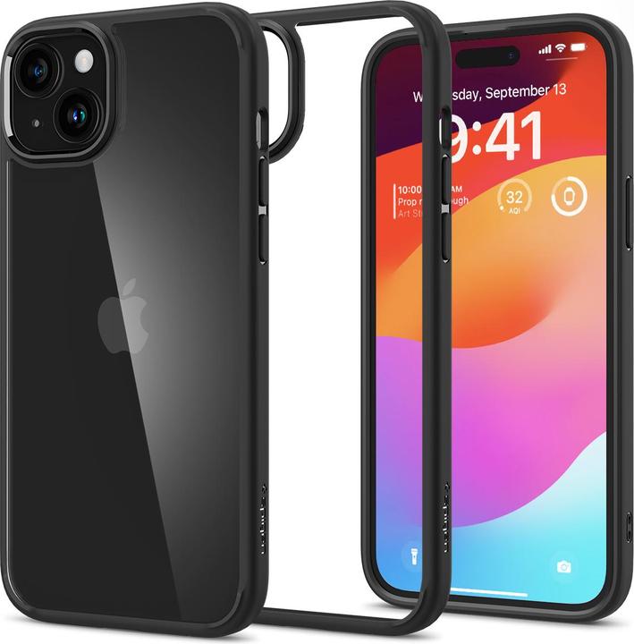 Immagine prodotto Spigen Ultra Hybrid iPhone 15 Plus 6.7" nero opaco ACS06657 (Apple iPhone 15 Plus)