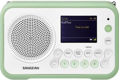 Sangean DPR-76 Radio de poche DAB+ FM rechargeable Blanc (DAB+ DAB)