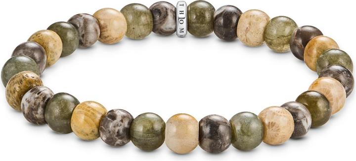 Produktbild Thomas Sabo Armband Labradorit und Crocodile Jasper (17 cm, Silber 925)