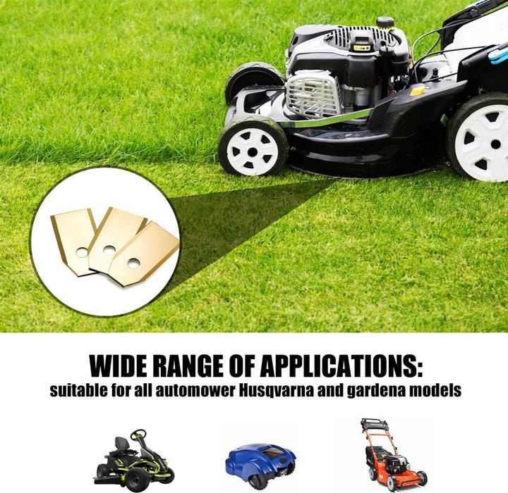 Produktbild Intirilife 30x Mähroboter Ersatzklingen (Mähroboter, Gartenmaschinen Ersatzteile)