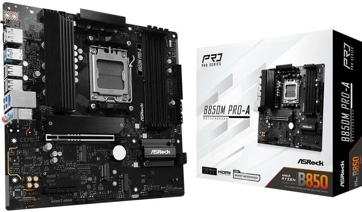 Actual product image AsRock B850M Pro-A (AM5, AMD B850, mATX)