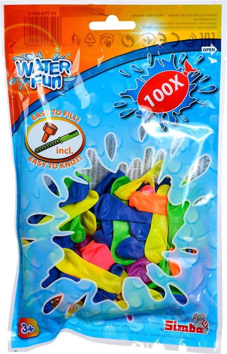 Image du produit Simba Bombes à eau, 100 pièces