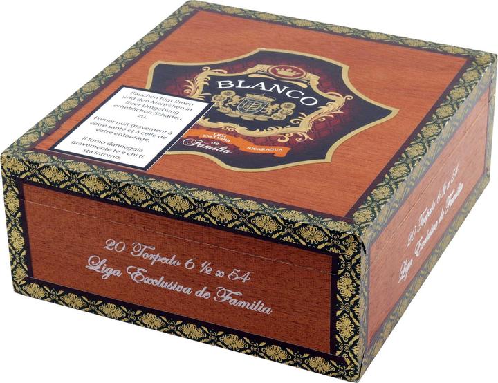 Actual product image Blanco Cigars Blanco Liga Exclusiva de Familia Connecticut Shade Toro (Toro)