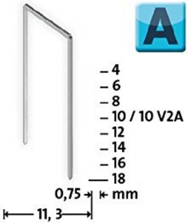 Produktbild Novus Feindrahtklammern A 53/8