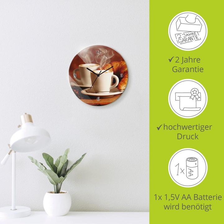 Produktbild Artland Dampfender Cappuccino und Croissant T5XO (30 cm)