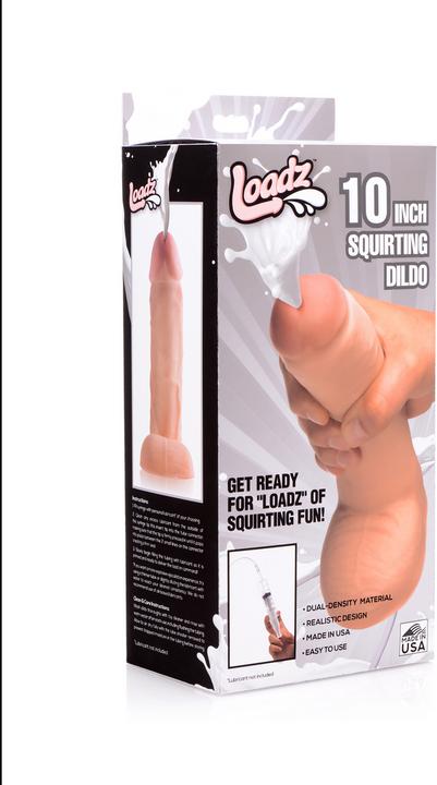 Actual product image XR Brands Dual Density Squirting Dildo