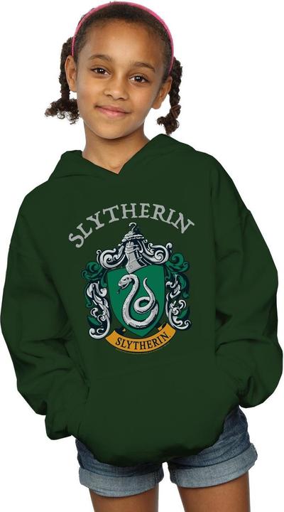 Actual product image Girls Slytherin Crest Hoodie (152, 158)