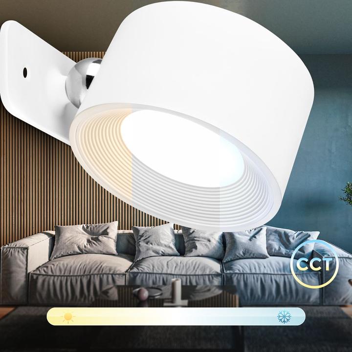 Produktbild B.K.Licht Magnetische Akku LED Wandleuchte (150 lm)