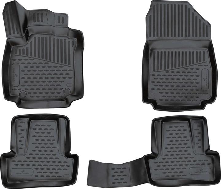 Actual product image Walser Rubber mats XTR Renault Clio IV 11/2012-2019, Clio IV Grandtour 01/2013-2019 (2 front mats + 2 rear mats)