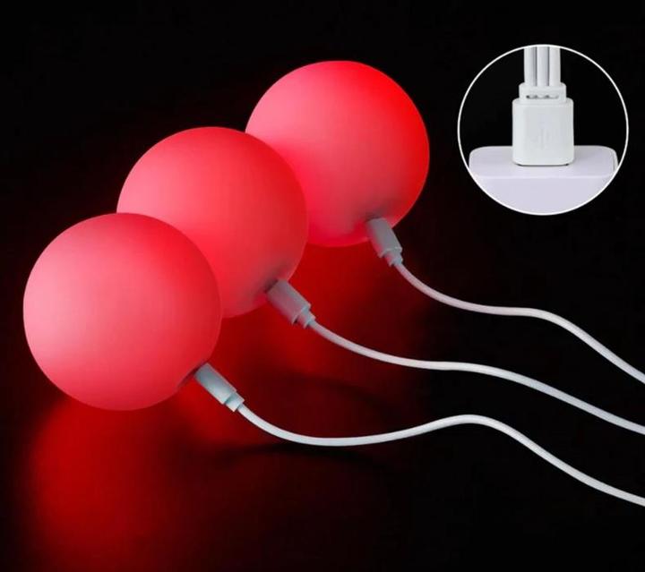 Actual product image Spin Balls Juggling Ball Set of 3 with LED