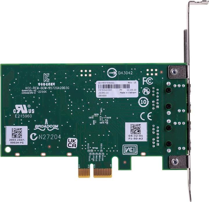 Actual product image Broadcom Assy Top BCM95720A2003AC (RJ45)