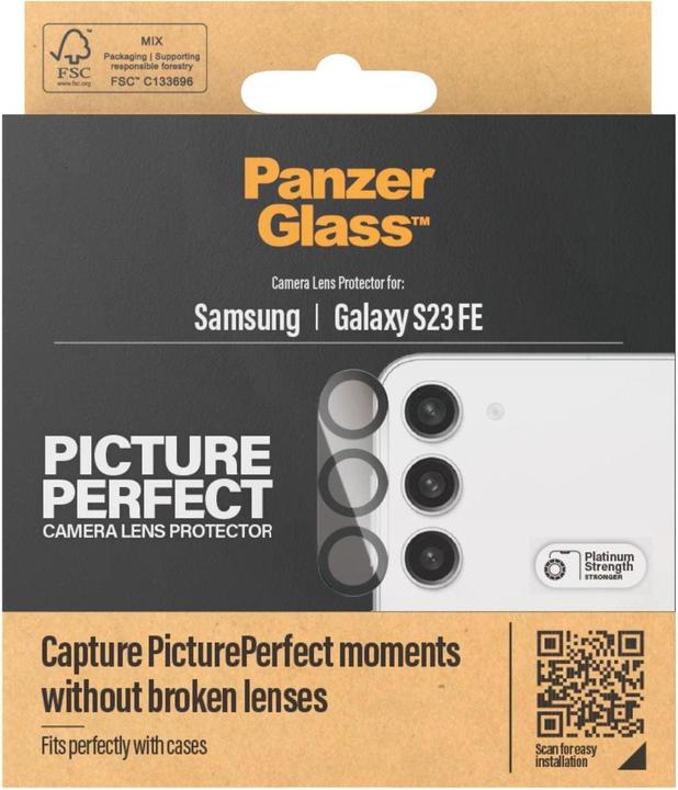 Produktbild PanzerGlass PicturePerfect Camera Lens Protector (1 Stück, Samsung Galaxy S23 FE)