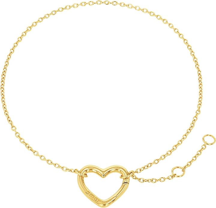 Amor Armschmuck für Damen, 925 Sterling Silber | Herz (20 cm, Silber 925)