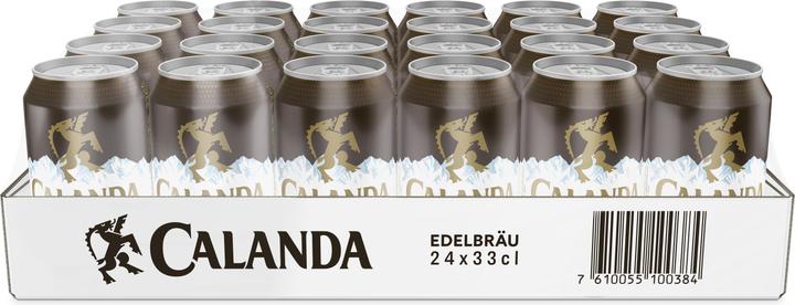 Actual product image Calanda Edelbräu (24 x 33 cl)