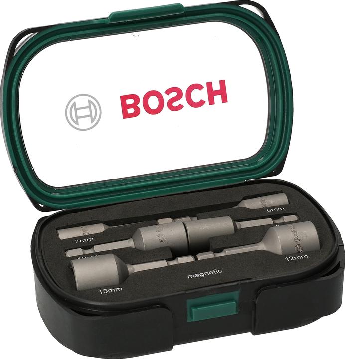 Produktbild Bosch Professional Zubehör Steckschlüssel-Set, 6-teilig, 50 mm, 6 - 13 (13 mm)