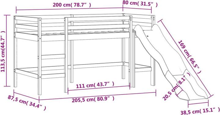 Immagine prodotto VidaXL Idra (80 x 200 cm)
