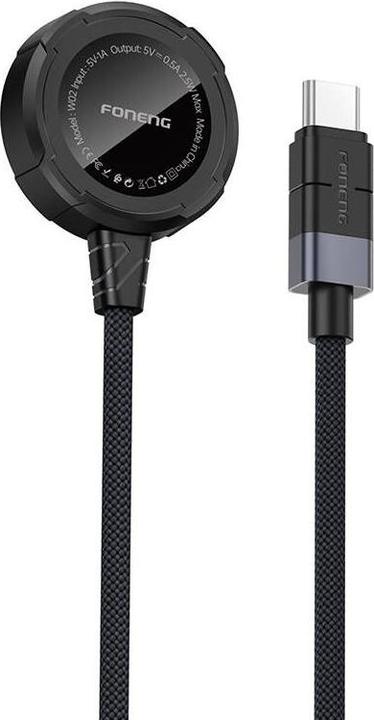 Foneng W02 wireless charger for Apple Watch 2.5W, 1m (black) (2.50 W)