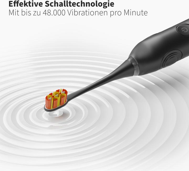 Image du produit Zahnheld Schallzahnbürste im Doppelpack Schwarz (Brosse à dents sonique)