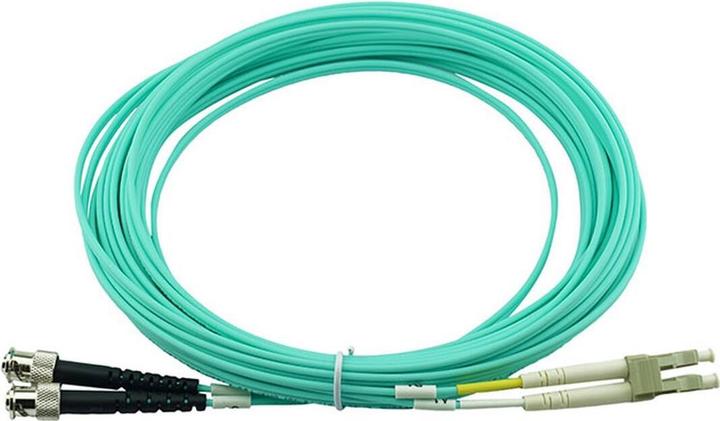Immagine prodotto BlueOptics Cavo patch in fibra ottica duplex LC-ST multimodale OM3 0,5 metri (UTP, CAT6, 0.50 m)