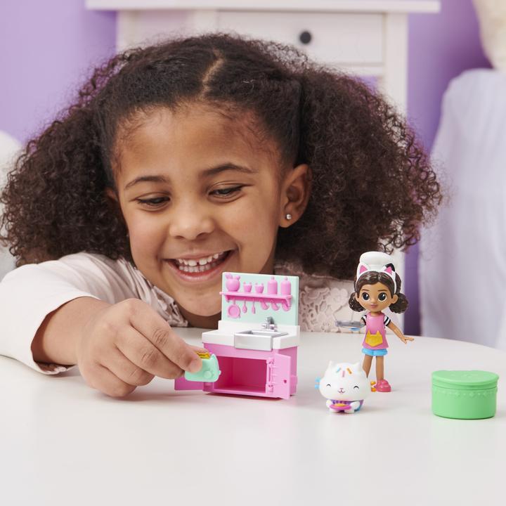 Actual product image Spin Master Gabby's Dollhouse Cat-Tivity Pack Lunch And Munch