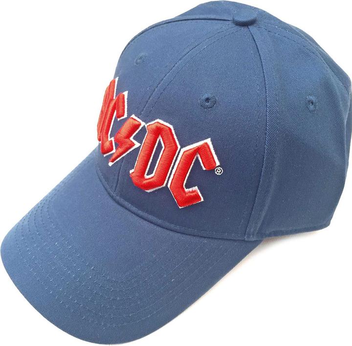 Produktbild AC/DC ACDC Red Logo Denim Baseball Cap