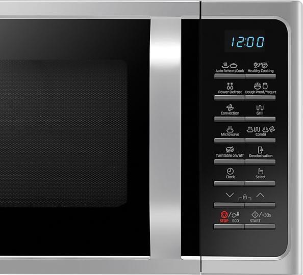 Image du produit Samsung MC28H5015CS Four à micro-ondes Surface plane Combi-micro-ondes 28 L 900 W Argent (28 l)