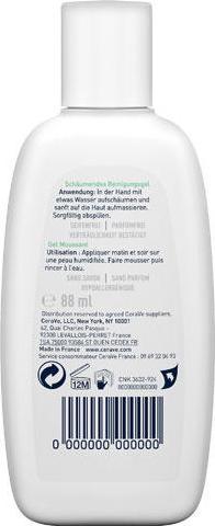 Produktbild CeraVe Schäumendes Reinigungsgel für Gesicht und Körper (Schaum, 88 ml)