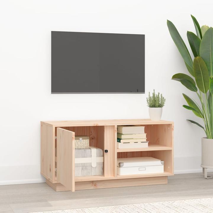 Produktbild VidaXL TV Schrank 80x35x40,5cm Massivholz Kiefer Lowboard Fernsehschrank