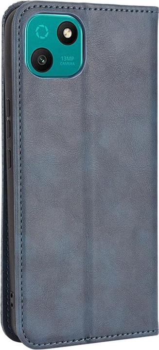 Actual product image Cover-Discount Wiko T10 - Stand Flip Case Cover blue (Wiko T10)