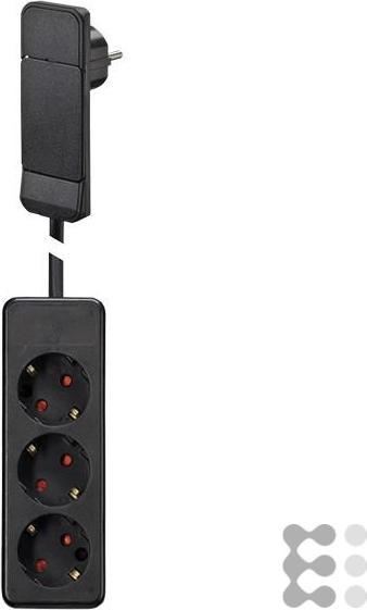 Actual product image Bachmann Aufputz-Steckdose (3 x, CEE 7/3, CEE 7/7, 1.60 m)