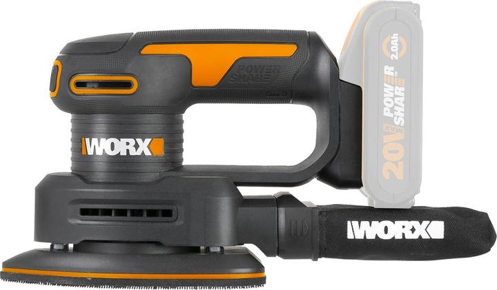 Productafbeelding Worx Driehoekige slijpmachine 20V WX822.9 (Multischuurmachine)