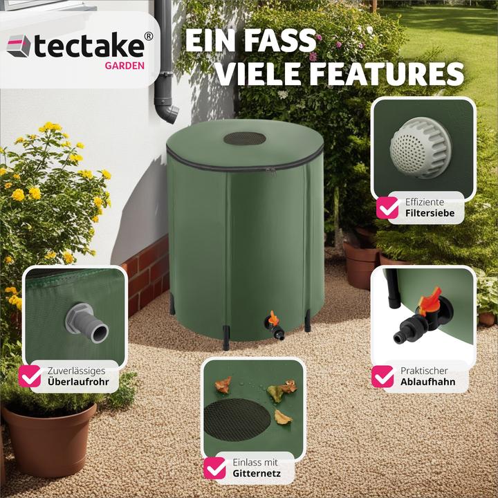 Produktbild tectake Regenwassertank (200 l)