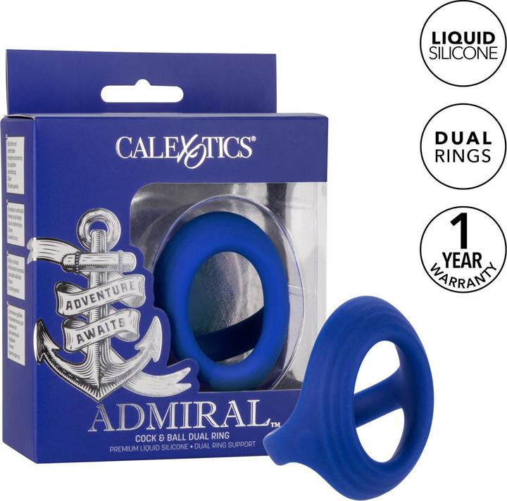 Produktbild CalExotics Admiral™ Cock & Ball Dual Ring (1.50 cm)