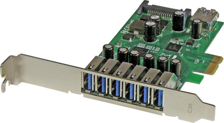 StarTech Carte PCIe 7 ports SuperSpeed USB 3.0