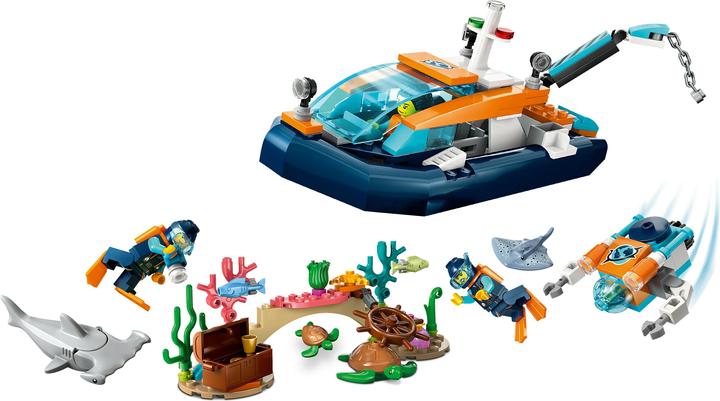 Actual product image LEGO 60377 Marine explorer boat (60377, LEGO City)