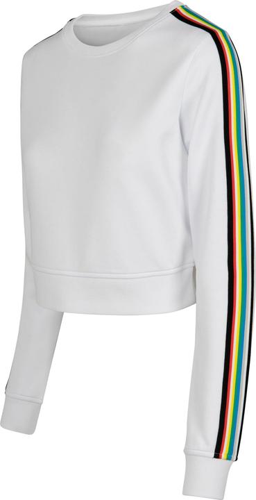 Actual product image Urban Classics Ladies Multicolor Taped Sleeve Crewneck (3XL)