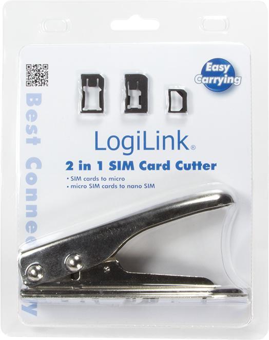 Actual product image LogiLink 2-in-1 SIM card cutter