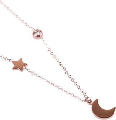 Vuch Elegant bronze necklace Infinity Rosegold (L)