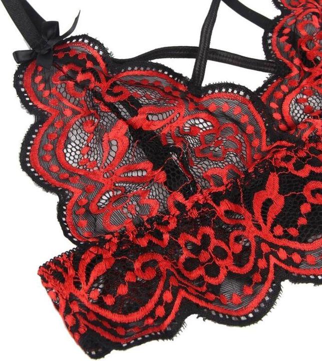Image du produit Subblime Ensemble Deux Pièces Haut Dentelle Et Culotte S/M (S)
