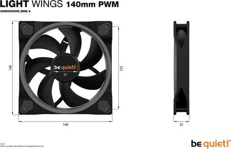 Produktbild be quiet! Light Wings (140 mm, 1 x)